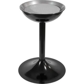 Popelník Stojanový venkovní popelník se sítem, černý