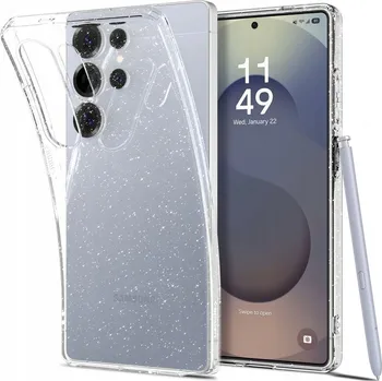 Pouzdro na mobilní telefon Pouzdro pro Galaxy S25 Ultra, Spigen Liquid Crystal Glitter, štíhlé, třpytivé