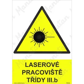 Kancelář Laserové pracoviště třídy III.b, plast 148 x 210 x 0,5 mm A5