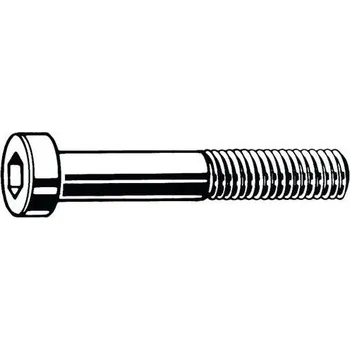 Šroub Šroub s nízkou hlavou s vnitřním šestihranem se zahloubením pro pilot DIN 6912 Ocel Pravý Bez PU 08.8 M10X40