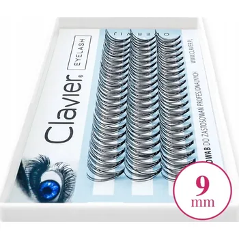 Péče o řasy a obočí Trsy řas Clavier Classic 9 mm