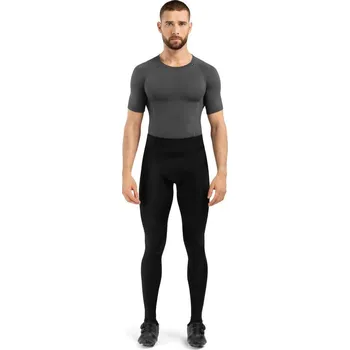 Cyklistické kalhoty SIROKO Pánské zimní cyklistické kalhoty s vložkou Core Speed Černá ČERNÁ