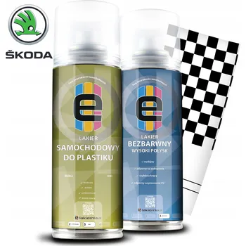 Autolak AUTOLAK NA PLASTY, PLASTOVÉ DÍLY VE SPREJI SKODA VŠECHNY BARVY