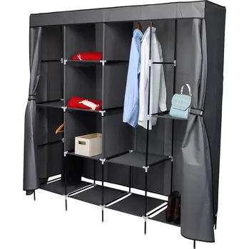 Šatní skříň Šatní skříň Saska garden 1045238 168 x 172 x 45 cm, odstíny šedé