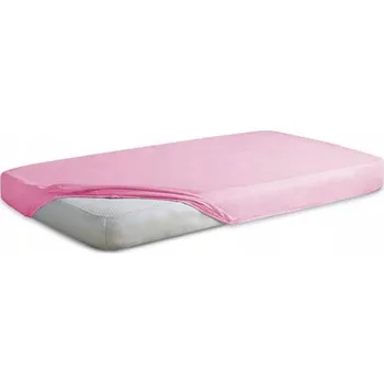 Prostěradlo Nepropustné prostěradlo 90x200 růžové froté s gumou, podložka