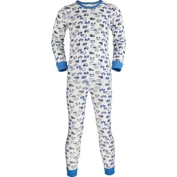 Chlapecké pyžamo Pleas Dětské dlouhé pyžamo bílá 2 116 (183856-192-116)