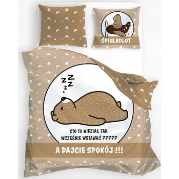 Povlečení Sada povlečení Faro 140 x 200 cm hnědá