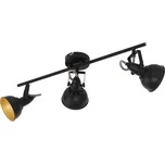 Eglo Thornton, 3x E14 (75513) černé/zlaté