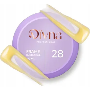 Lak na nehty DIVNA Frame Builder Gel 28 15 ml stavební gel barevný na nehty