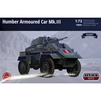 Plastikový model Humber Armoured Car Mk.III (HOBBY) - Attack Kits 72941