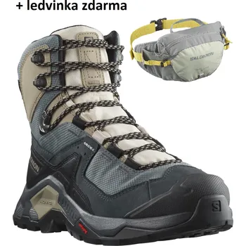 Dámská treková obuv Salomon Quest Element GTX W ebony 414574 dámské nepromokavé trekové boty + ledvinka zdarma - 36 a 2/3 EUR