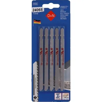 Pilový plátek Plátky do přímočaré pily HSS 100/1.3mm 5ks 31120, 24065