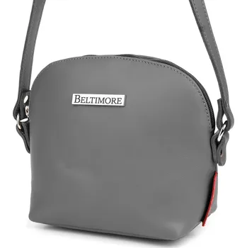 Kabelka Beltimore kabelka z pravé kůže šedá
