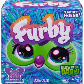 plyšák Hasbro FURBY Galaxy Interaktivní Plyšová Hračka Zorza svítí ve tmě PL F8901