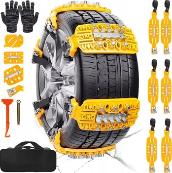 Sněhové řetězy Sněhové řetězy 175-265 mm KN 6CR0981YEŁAŃCUCHY ŚNIEGOWE NA KOŁA