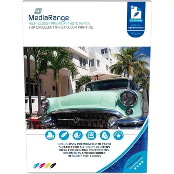 Fotopapír MediaRange A4 50 listů 180g lesklý inkoust (MRINK117)