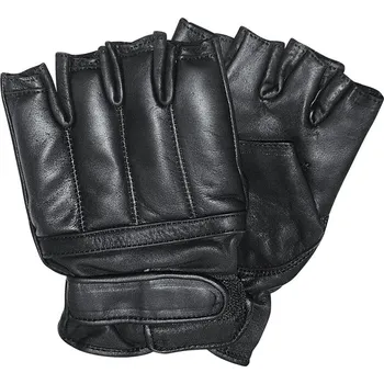 MIL-TEC® Rukavice DEFENDER bezprsté ČERNÉ velikost: M