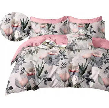 Povlečení Povlečení povlečení hřejivé 200x220 + povlaky na polštáře ČESKÁ VÝROBA 3 dílné, květiny, růže