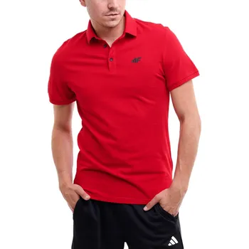 Pánské tričko TRIČKO PÁNSKÉ 4F ČERVENÉ NOSH4 TSM356 62S vel. M