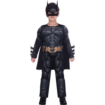 Karnevalový kostým Dětský kostým Batman Temný rytíř s licencí DC, velikost 128-140 cm (8-10 let)