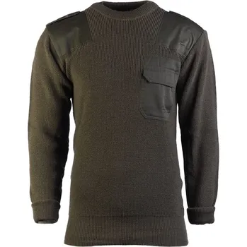 MIL-TEC® Svetr BW vlněný s kapsou ZELENÝ velikost: 54 + Doprava zdarma na další nákup