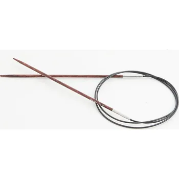 Nástroj na niť a příze Dřevěné jehlice na lanku 100 cm 2,50 mm KNITPRO DREAMZ