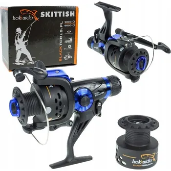 Rybářský naviják KAPROVÝ NAVIJÁK, FEEDER, SKITTISH 4000 S VOLNOBĚŽNOU BRZDOU 9+1 LOŽISEK