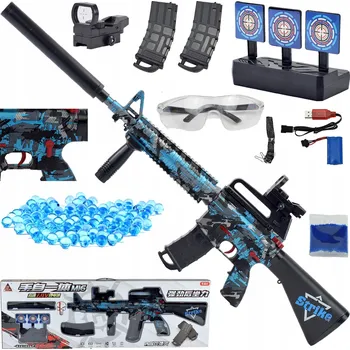 Dětská zbraň Obrovská Puška Automat Gelové kuličky Pistole