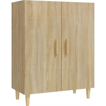 Komoda Boční skříňka se 2 dvířky, dřevotříska, dub Sonoma, 70x34x90 cm