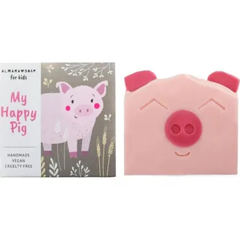 Mýdlo ALMARA SOAP Přírodní dětské mýdlo My happy Pig (Box Edition) 100 g