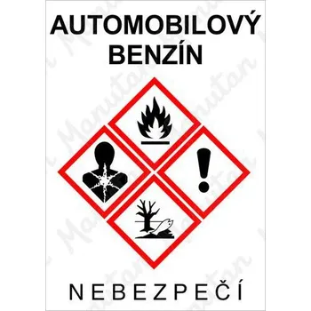 Kancelář Automobilový benzín, samolepka 105 x 148 x 0,1 mm A6
