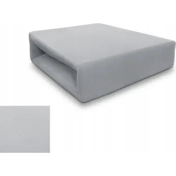 Prostěradlo Prostěradlo Jersey 90x200 cm s gumou, 100% bavlna - PREMIUM. Ocelové
