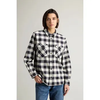 Dámská košile KOŠILE WOOLRICH MED WEIGHT FLANNEL SHIRT BLUE BUFFALO