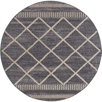 Koberec Koberec Art 2645 šedý kruh