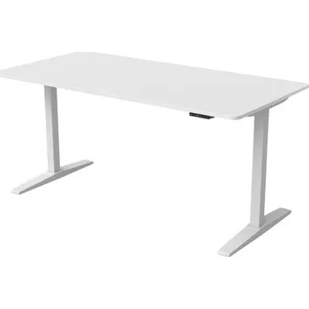 Psací stůl Psací stůl Kento - Black Red White - BRW Bílá 160x75 cm