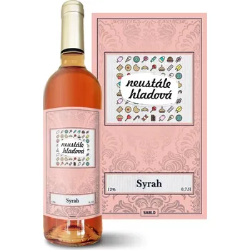 Víno Sablio Růžové víno Neustále hladová: 0,75 l