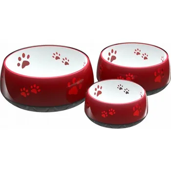 Miska pro psa Jedna plastová miska HOF červená 0 l