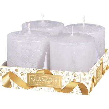 Svíčka Dekorativní parafinová svíčka v kovovém obalu Nohel garden