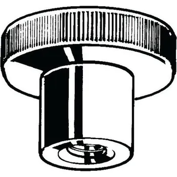 Matice Rýhovaná ruční matice vysoká DIN 466 Mosaz CU2/CU3 Pravý M3