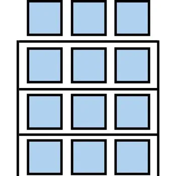 Dílenský regál Paletový regál Cell, základní, 399,6 x 270 x 75 cm, 4 800 kg, 3 patra, modrý
