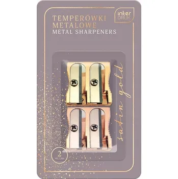 Ořezávátko dvojité Interdruk odstíny žluté a zlaté