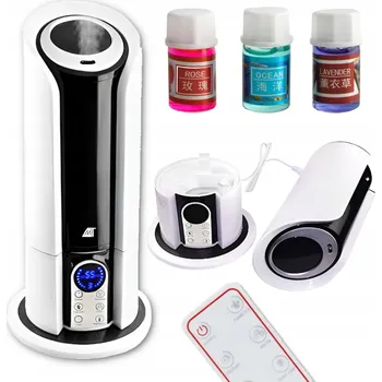 Zvlhčovač vzduchu Ultrazvukový zvlhčovač vzduchu Ionizátor Difuzér + DÁLKOVÉ OVLÁDÁNÍ Aromaterapie