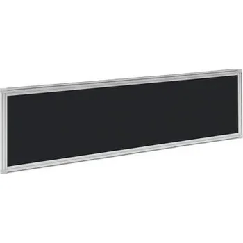 Stolový paraván Alfa 600, 160 x 37 cm, tmavě šedý