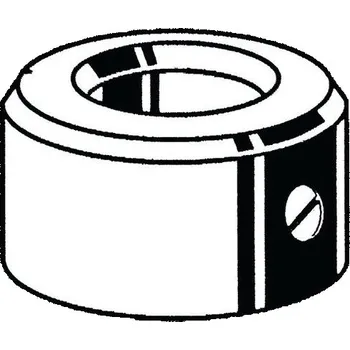 Spojovací materiál Stavecí kroužek se stavecím šroubem s drážkou DIN 705A/EN 27434 (DIN 553) DIN 705 A/EN 27434 Automatová ocel 7X12X8MM