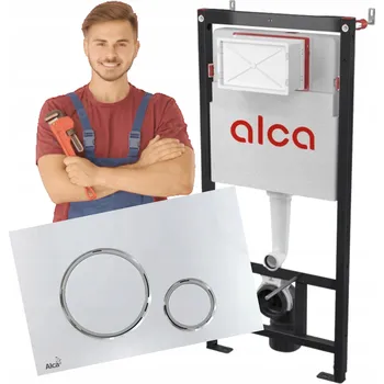 Podomítková nádrž a konstrukce Podomítková nádržka pro WC Alcaplast AM101/1120