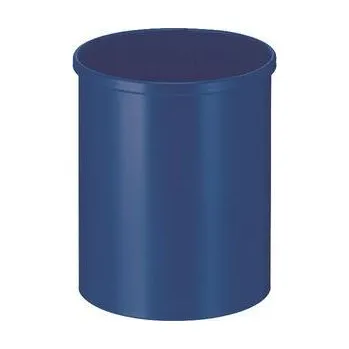 Odpadkový koš Kovový odpadkový koš Tube, objem 15 l, modrý