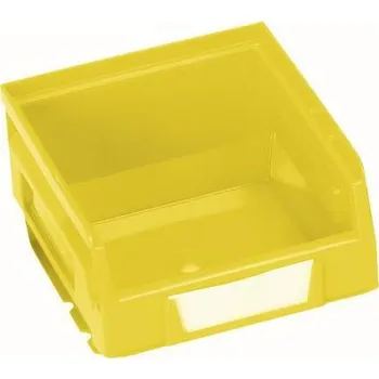 Úložný box Plastový box Manutan Expert 6,2 x 10,3 x 12 cm, žlutý