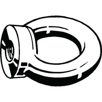 Spojovací materiál Matice s okem, značení CE DIN 582 Ocel C15E Pozinkované kovaný M24