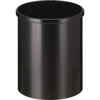 Odpadkový koš Kovový odpadkový koš Tube, objem 15 l, černý
