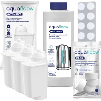Příprava kávy AquaFloow: 3x filtr do kávovaru Siemens, odvápňovač, čisticí tablety